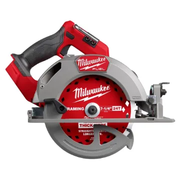Milwaukee® 2834-20 M18 FUEL™ Cordless Circular Saw, 7-1/4 in Dia Blade, 18 V, 2.062, 2 in D Cutting Lithium Battery, Right Blade Side