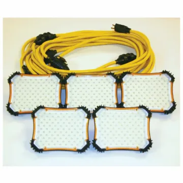Construction Electrical 97135 String Light, 7.5 W Fixture, White, 90 Lamps