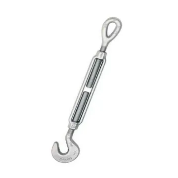 Crosby® 1030958 HG-225 Turnbuckle, Hook/Eye, 1 in Thread, 5000 lb Working, 12 in Take Up, 28.06 in L Close, Steel