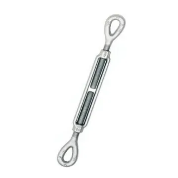 Crosby® 1031412 HG-226 Turnbuckle, Eye/Eye, 5/8 in Thread, 3500 lb Working, 12 in Take Up, 23.06 in L Close, Steel