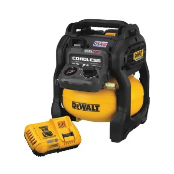 DeWALT® FLEXVOLT® DCC2560T1 Cordless Air Compressor Kit, 1.2 scfm at 90 psi/1.5 scfm at 40 psi Flow Rate, 0.4 hp, 135 psi Pressure, 2.5 gal