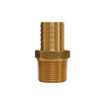 Dixon® 1020404C 102 Standard Hose Barb, 1/4 in Nominal, MNPT x Hose Barb End Style, Brass, Domestic