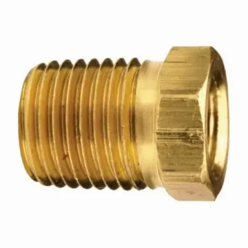 Dixon® 373-0804C Hex Head Reducer Bushing, 1/2-14 x 1/4-18 Nominal, MNPT x FNPT End Style, 125 lb, Brass, Domestic