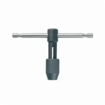 Irwin® Hanson® 12002 Adjustable Tap Wrench, 1/4 to 1/2 in Tap, Non-Ratcheting, Steel, T-Handle Handle