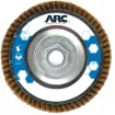 ARC™ 10813 SZA Flap discs Aluminum Flap Discs, 4-1/2 in Dia Disc, 5/8"-11 in Center Hole, 36 Grit, Zirconia Alumina Abrasive, Type 29/Angle Face Disc