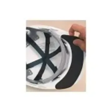Accuform® LHB753 Banana-Brim Grinding Catcher, 1-3/4 x 7-3/4 in, Copolymer Vinyl, Adhesive, Black