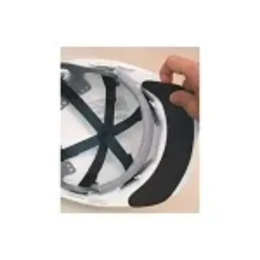 Accuform® LHB753 Banana-Brim Grinding Catcher, 1-3/4 x 7-3/4 in, Copolymer Vinyl, Adhesive, Black