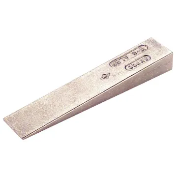 Ampco® W-3 Flange Wedge, 6 in L x 1 in W x 1/2 in H, Nickel Aluminum Bronze