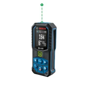 Bosch GLM165-25G Laser Measure Device, +/-1/16 in Accuracy, Battery