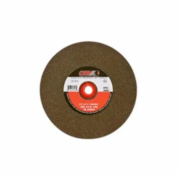 CGW® 38007 Straight Bench and Pedestal Grinding Wheel, 6 in Dia x 3/4 in THK, 1 in Center Hole, 36 Grit, Aluminum Oxide Abrasive