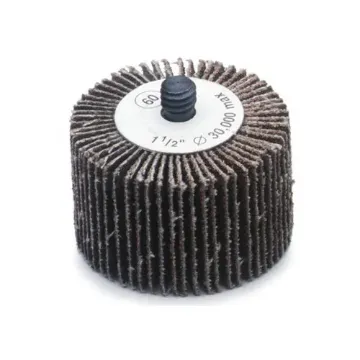 CGW® 40008 Contaminant-Free Coated Firm Flap Wheel, 2 in Dia Wheel, 1/2 in W Face, 80 Grit, Fine Grade, Aluminum Oxide Abrasive