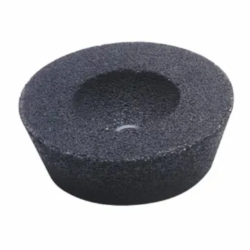 CGW® 49000 Cup Wheel, 4 x 3 in Dia x 2 in THK, 16 Grit, Aluminum Oxide Abrasive