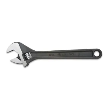 Crescent® AT212VS Adjustable Wrench, 1-1/2 in, Black Oxide, 12 in OAL, Heat Treated Alloy Steel Body, Heat Treated Alloy Steel