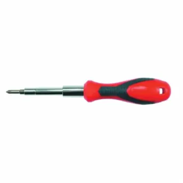 Crescent® CMBD7P 7-in-1 Multi-Bit Screwdriver, 7 Pieces, Cushion Grip Handle, Steel