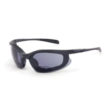 CrossFire® 82125 Concept Bifocal Safety Eyewear, Smoke Lens, Matte Black, EVA Foam Lined Frame, Polycarbonate Lens, Yes % UV Protection
