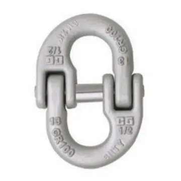 Crosby® LOK-A-LOY® 1015136 A-1337 Connecting Link, 1/2 in Trade, 15000 lb Load, 100 Grade, Forged Alloy Steel