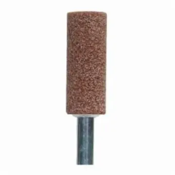 Norton® Gemini® 61463624530 38A Mounted Point, W188 Cylindrical Point, 1/2 in Dia x 1-1/2 in L Head, 1/4 in Dia Shank