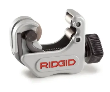 RIDGID  32975 Close Quarter Tubing Cutter, 1/8 to 5/8 in Nominal, Ergonomic Grip Handle