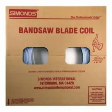 Simonds International A8 BroadBand  64364908 Band Saw Blade Coil Stock, 1 in W x 0.035 in THK, 5 to 8 TPI, Bi-Metal Blade, 250 ft L Coil, M42 HSS Tooth
