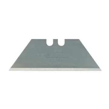 Stanley  1991  11-911A Regular Duty Utility Knife Blade With Dispenser, Sharp Point/Straight Edge, 2 in L x 3/4 in W, 0.017 in THK, High Carbon Steel