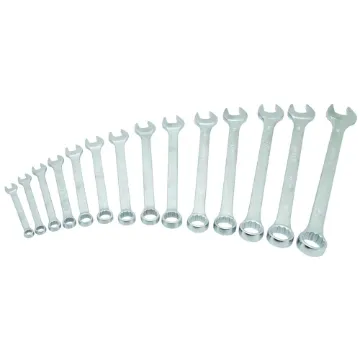 Stanley  Max-Drive  85-990 Standard Length Combination Wrench Set, 14 Pieces, 3/8 to 1-1/4 in, Satin
