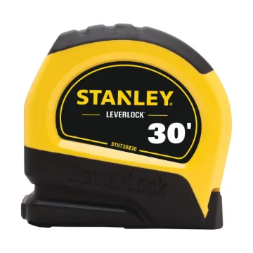 Stanley  STHT30830 Measuring Tape, 30 ft L x 1 in W Blade, Steel Blade, 1/16 in Graduation