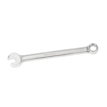Titan 60236 Mirror Polish Wrench, 1-1/8 in Wrench, 12 Points, 15 deg Offset, Chrome Vanadium Steel, Polished Chrome
