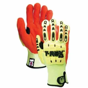 Magid® TRX540-M T-REX® Flex TRX540 Medium Weight Impact Resistant Gloves, M, HPPE/Glass/Nylon/Polyester, Knit Wrist Cuff, ANSI Cut-Resistance Level: A5