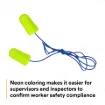 E-A-Rsoft™ 7100006342 311-1251 Ear Plug, 33 dB Noise Reduction, Tapered Shape, Corded Design